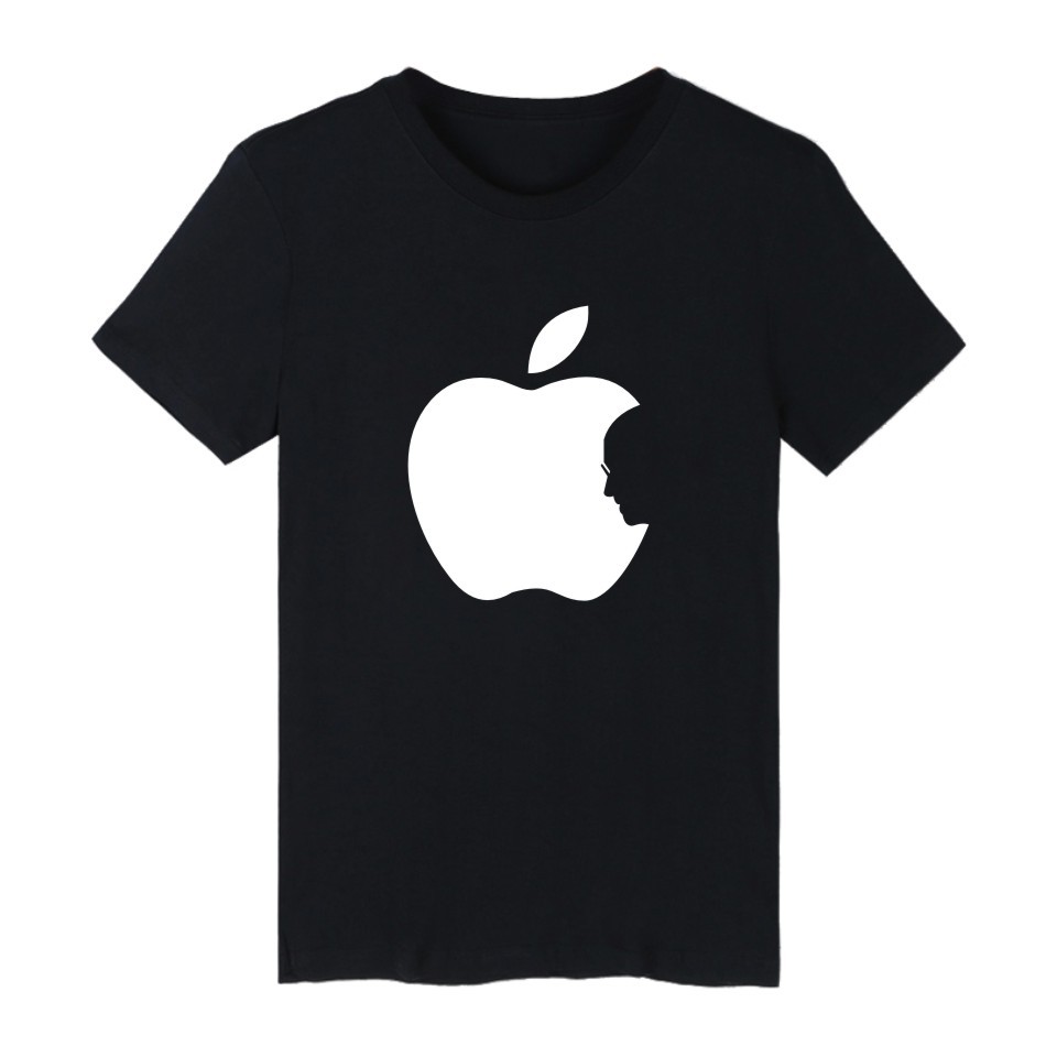 Áo Thun Nam In Hình 2021 Apple Steve Jobs 4 Màu X