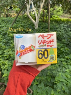 Máy và tinh dầu đuổi muỗi Nhật