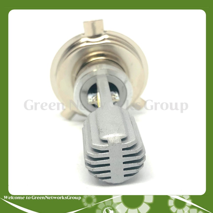 Đèn pha led xe máy Chân H4 rãnh 2 tim Greennetworks