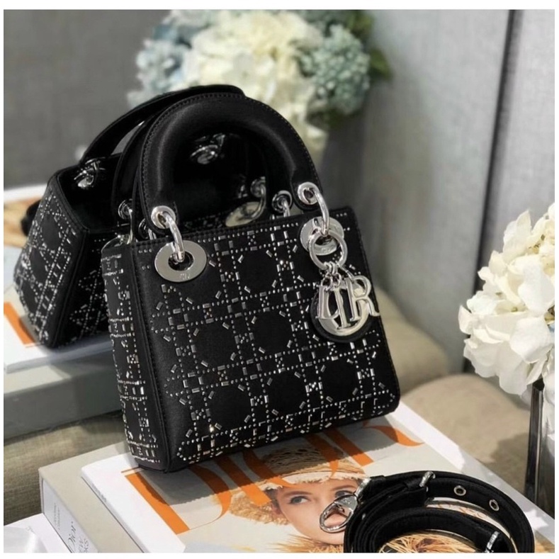 Túi Dior Lady 3 ô - size 17