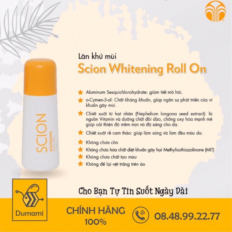 Lăn khử mùi NUSKIN SCION