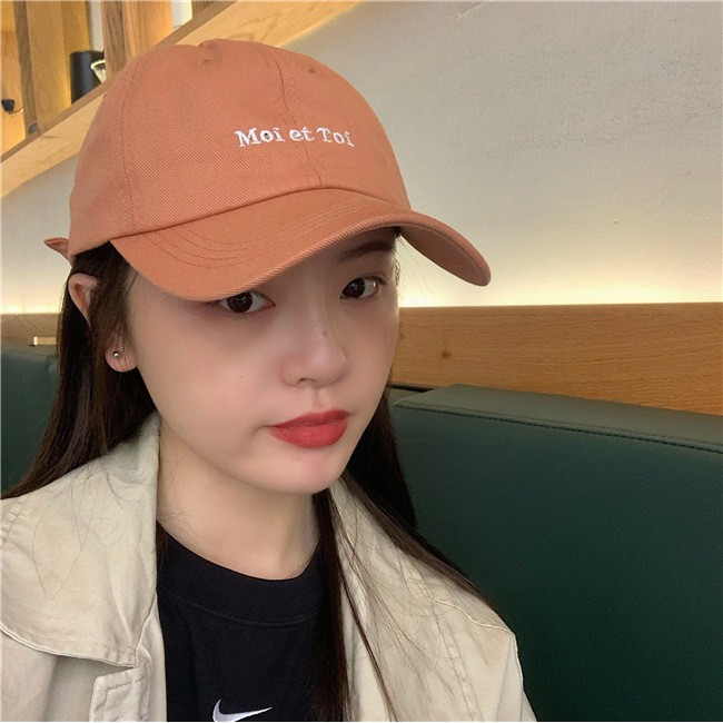 Mũ lưỡi trai ulzzang cao cấp thêu chữ Moi Et Toi