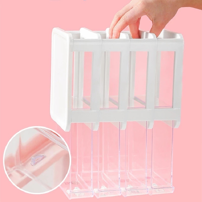 Hộp Đựng Đồ Dùng Nhiều Tầng / Đồ Dùng Để Bàn Dày Dặn Chống Bụi Bẩn Tiện Dụng