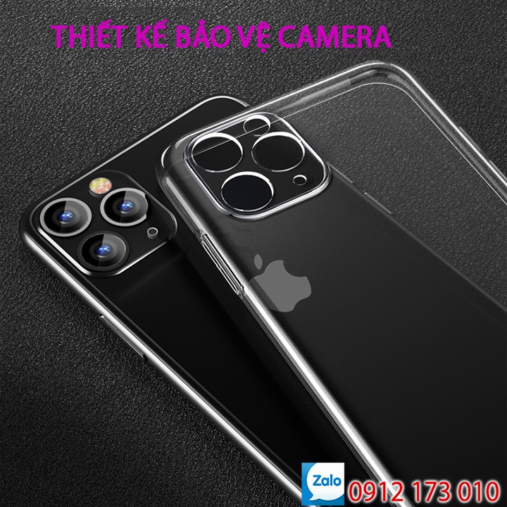 [BẢO VỆ CAMERA] Ốp lưng iPhone nhựa dẻo, bảo vệ Camera - iPhone 6, 6S, 7, 7 Plus, SE2, 8, 8Plus, XS, 11 Pro, 12 Pro Max