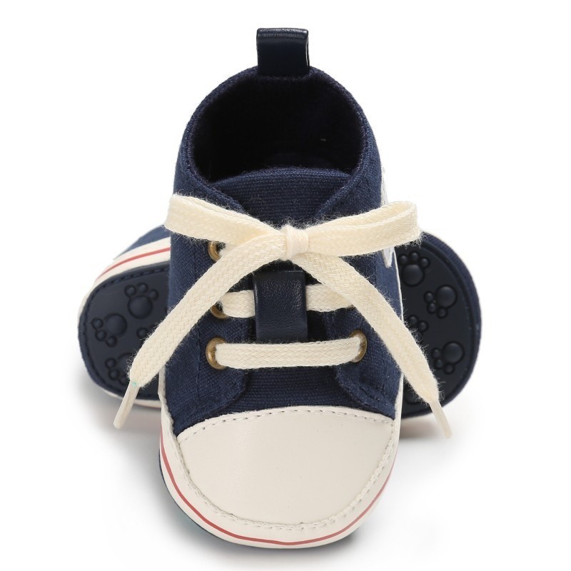 Giày Sneaker Tập Đi Chất Canvas Cho Bé