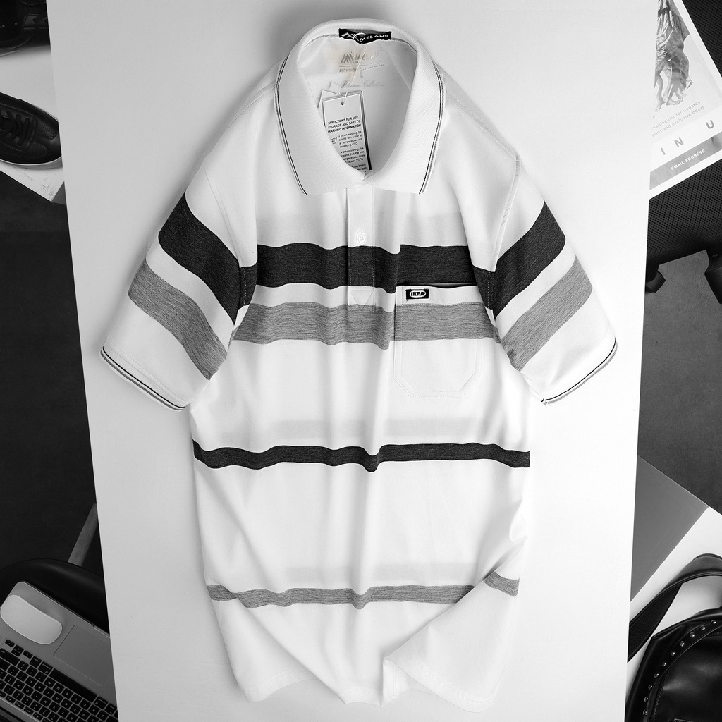 Áo Thun POLO  Nam Lớn Tuổi Có Túi BIG SIZE 90KG -Áo Thun Nam Có Túi Trung Niên ( chất liệu 100% cotton mềm mịn)