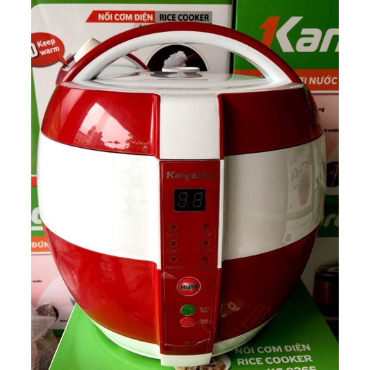 Nồi cơm điện Kangaroo 1.8 lít KG835 Mới 100% -Số người ăn 4 - 6 người -Công suất 700 W