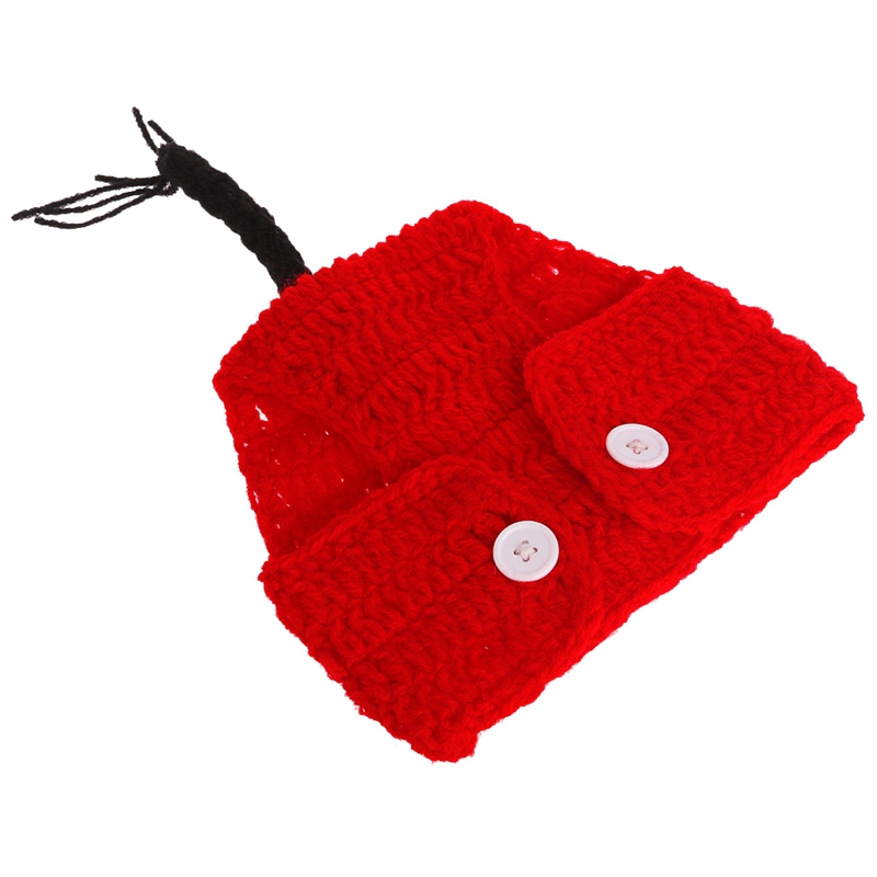 Set Mũ Tai Chuột + Quần Dài Dệt Kim Dễ Thương Cho Trẻ Sơ Sinh