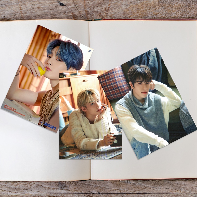 Margot 54pcs Kpop ENHYPEN NCT DREAM ATEEZ Picture Photo Card Mini Lomo Postcard