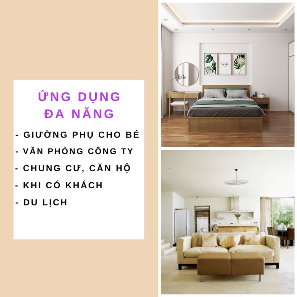 Giường gấp ba NIKITA, Gọn gàng, tiện dụng - Hàng chính hãng NIKITA - Bảo hành 12T