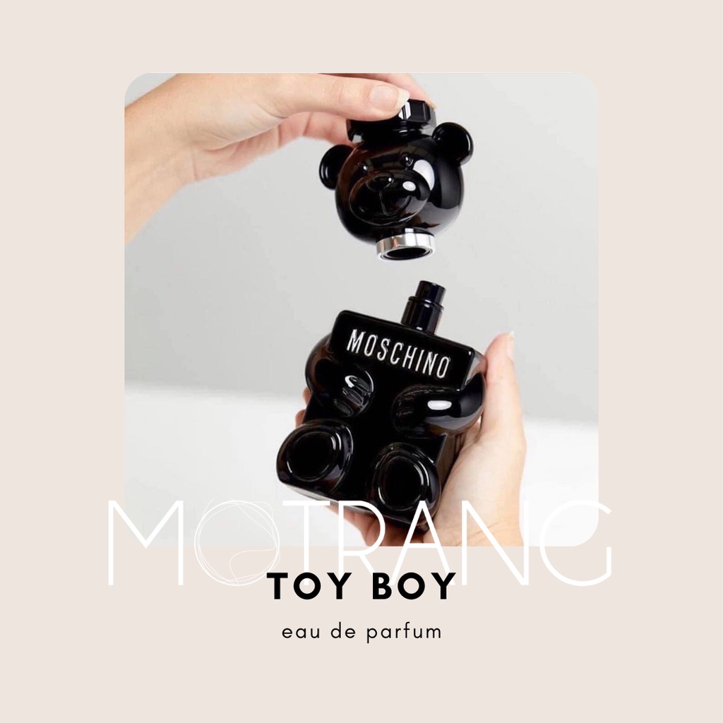 Nước Hoa Nam Thơm Lâu Moschino Toy Boy Hiện Đại Đầy Nam Tính 5ml - 10ml - 20ml