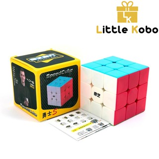 Rubik 3x3 QiYi Warrior S Stickerless Rubic 3 Tầng Không Viền