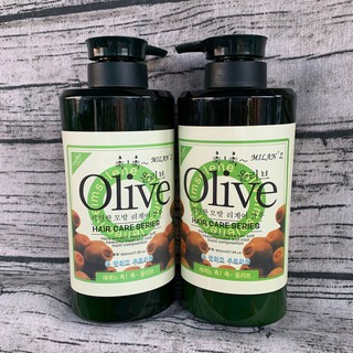 Combo chai gội xã oliu hàn quốc