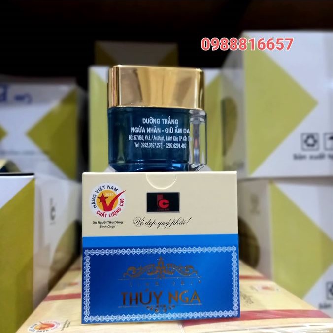 Kem Linh Chi Thúy Nga dưỡng trắng, ngăn nhăn, giữ ẩm 17g