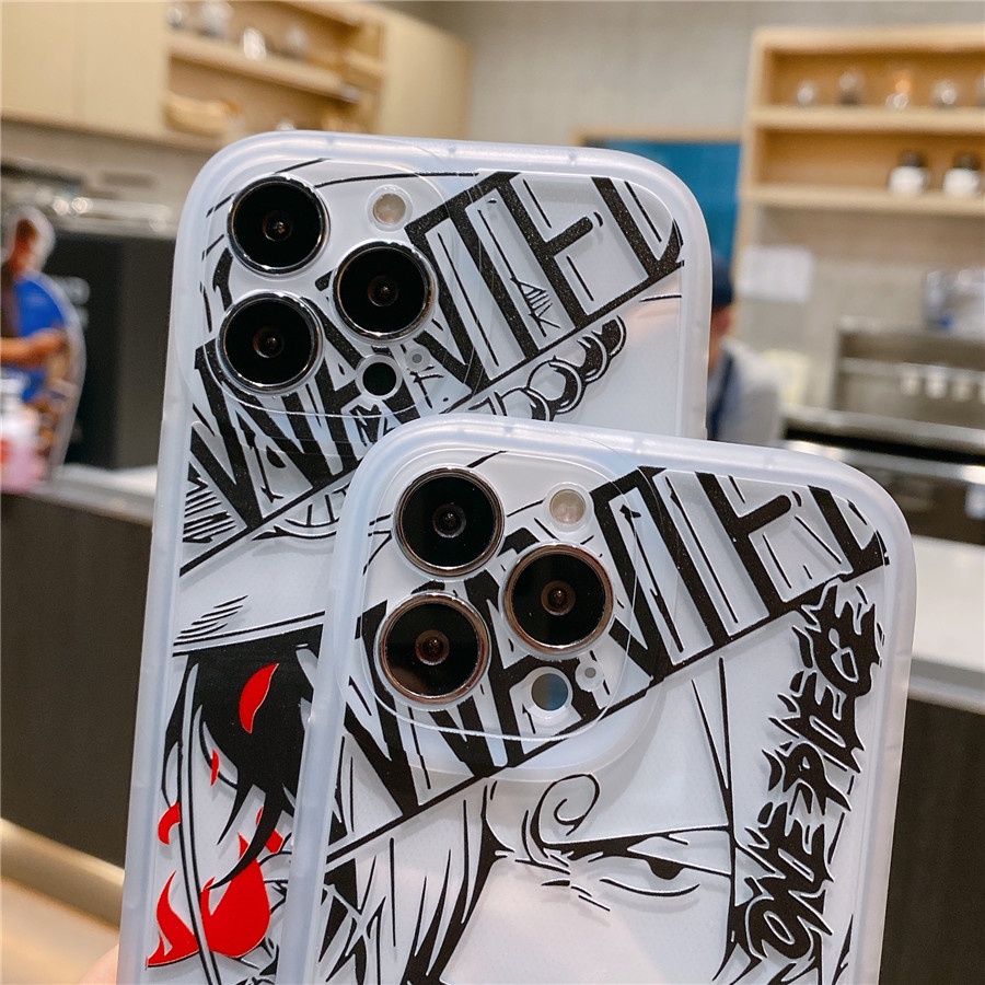 Ốp Điện Thoại Silicon Hình ace & sanji Cho iphone 15 pro max 14 pro max 14 plus 13 pro max 12 pro max 11 pro max x xr xs max 7 8 plus