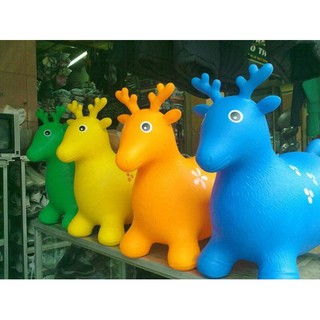 [Trợ giá] Thú nhún hươu nhún có nhạc cho bé (loại to)