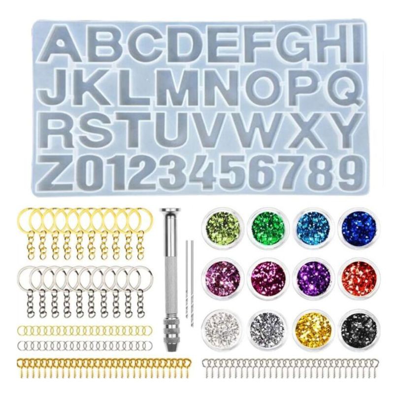 Khuôn Nhựa Silicone Hình Chữ Cái Và Số Độc Đáo