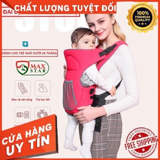 Địu ngồi 4 tư thế cho em bé sơ sinh siêu nhẹ cao cấp Đai địu em bé ✅ ✅
