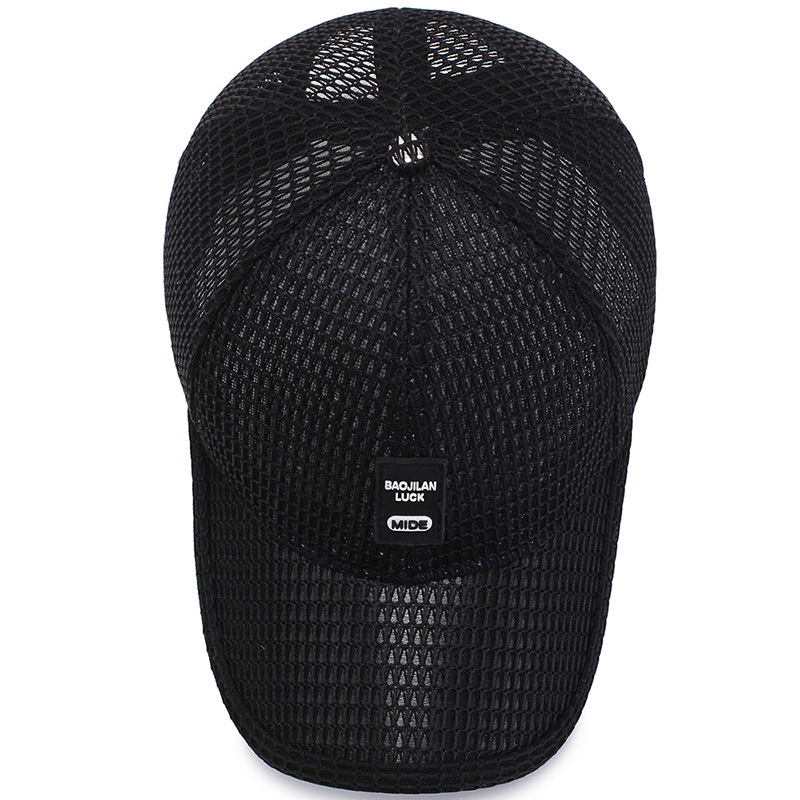 Mũ lưỡi trai phối lưới phong cách Hàn Quốc cho nam và nữ