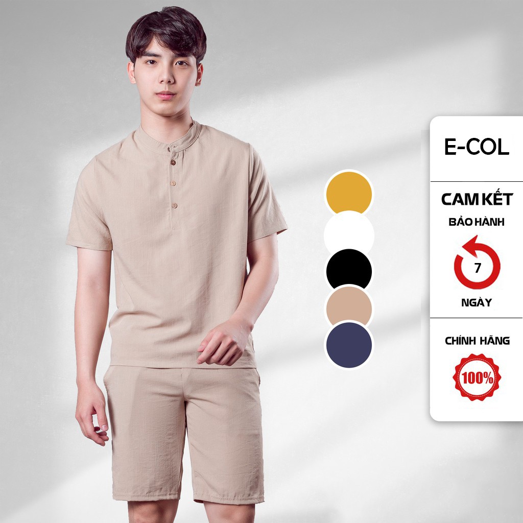 [Giảm giá 50%] Bộ đũi nam tay ngắn Bộ đồ nam mua hè. Vải mát, dày dặn [BH 7 ngày]