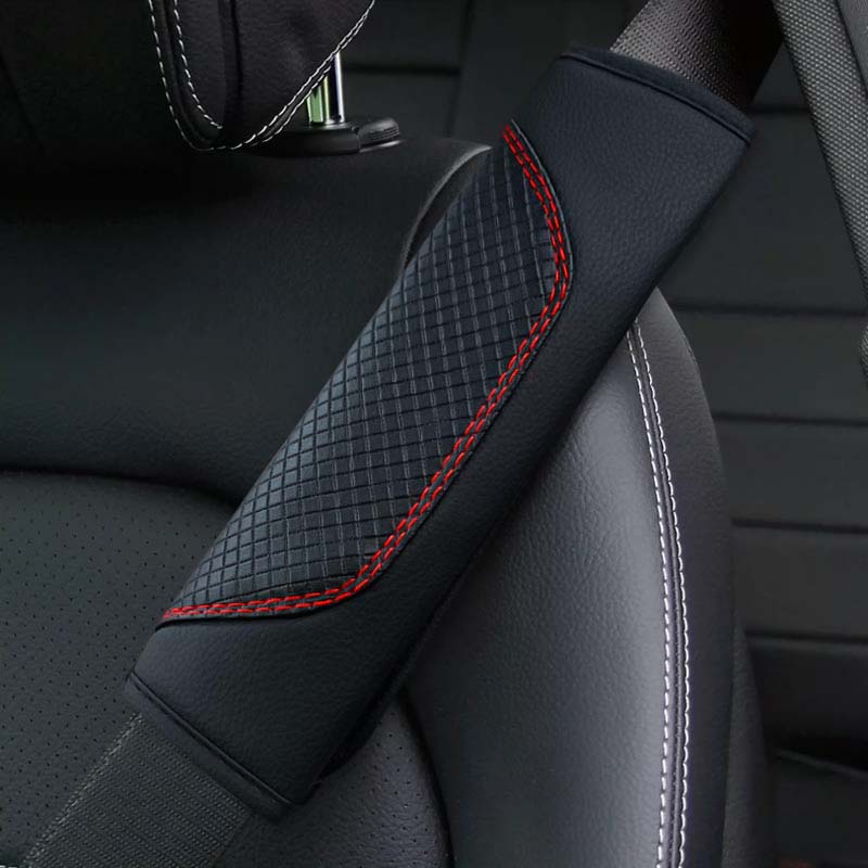 Đệm bọc dây đai an toàn SEAMETAL bằng da ánh kim thông dụng cao cấp cho xe hơi