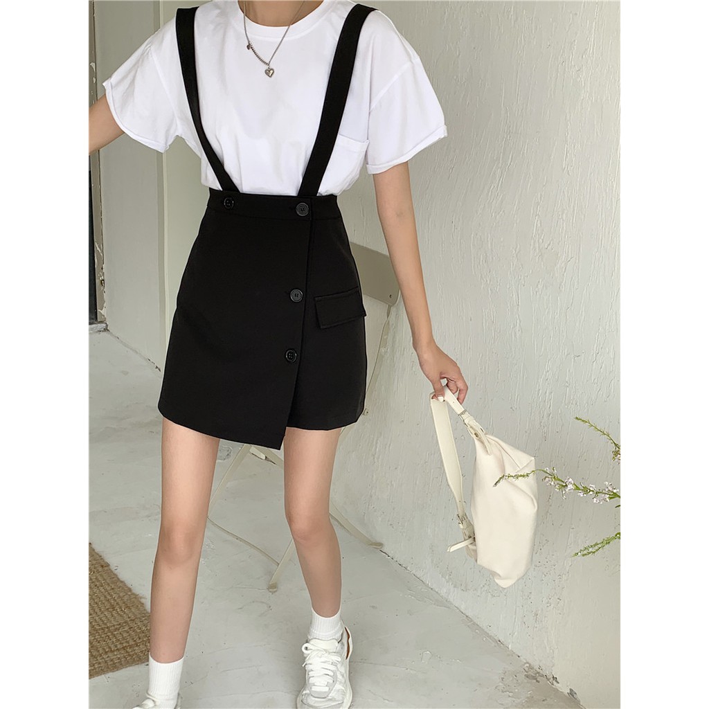 Váy Yếm Dáng Chữ A Lưng Cao Kiểu Hàn Quốc Xinh Xắn Cho Nữ | BigBuy360 - bigbuy360.vn