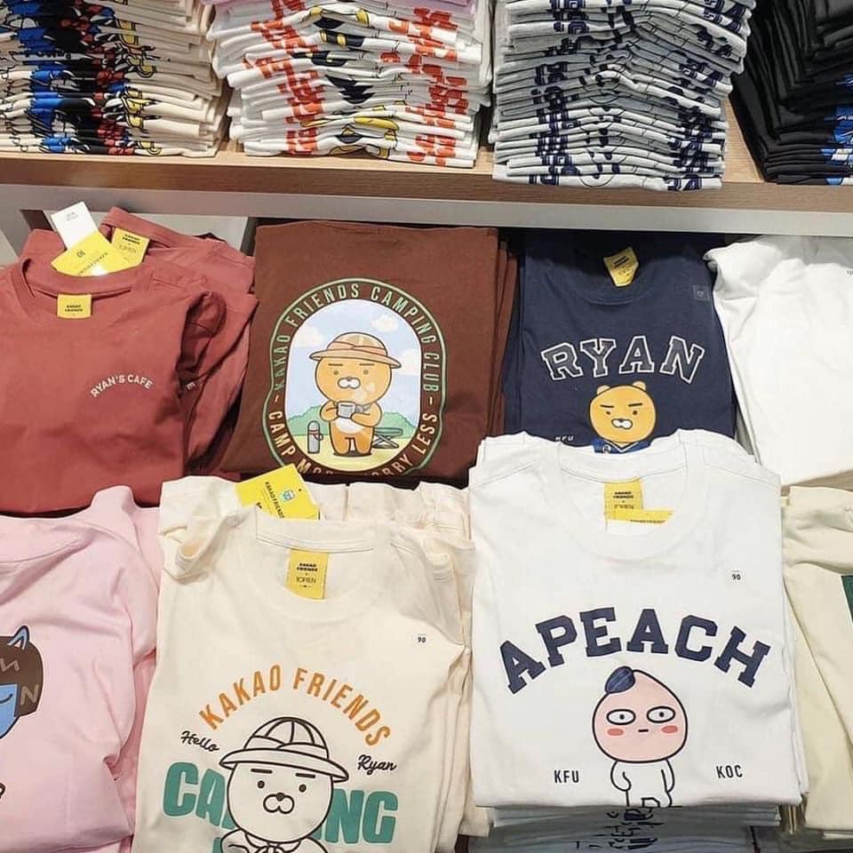 Áo Thun TopTen x Kakao Friends Hàn Quốc