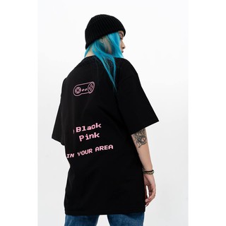 ÁO THUN TAY LỠ FORM RỘNG UNISEX BLACKPINK IN YOUR AREA