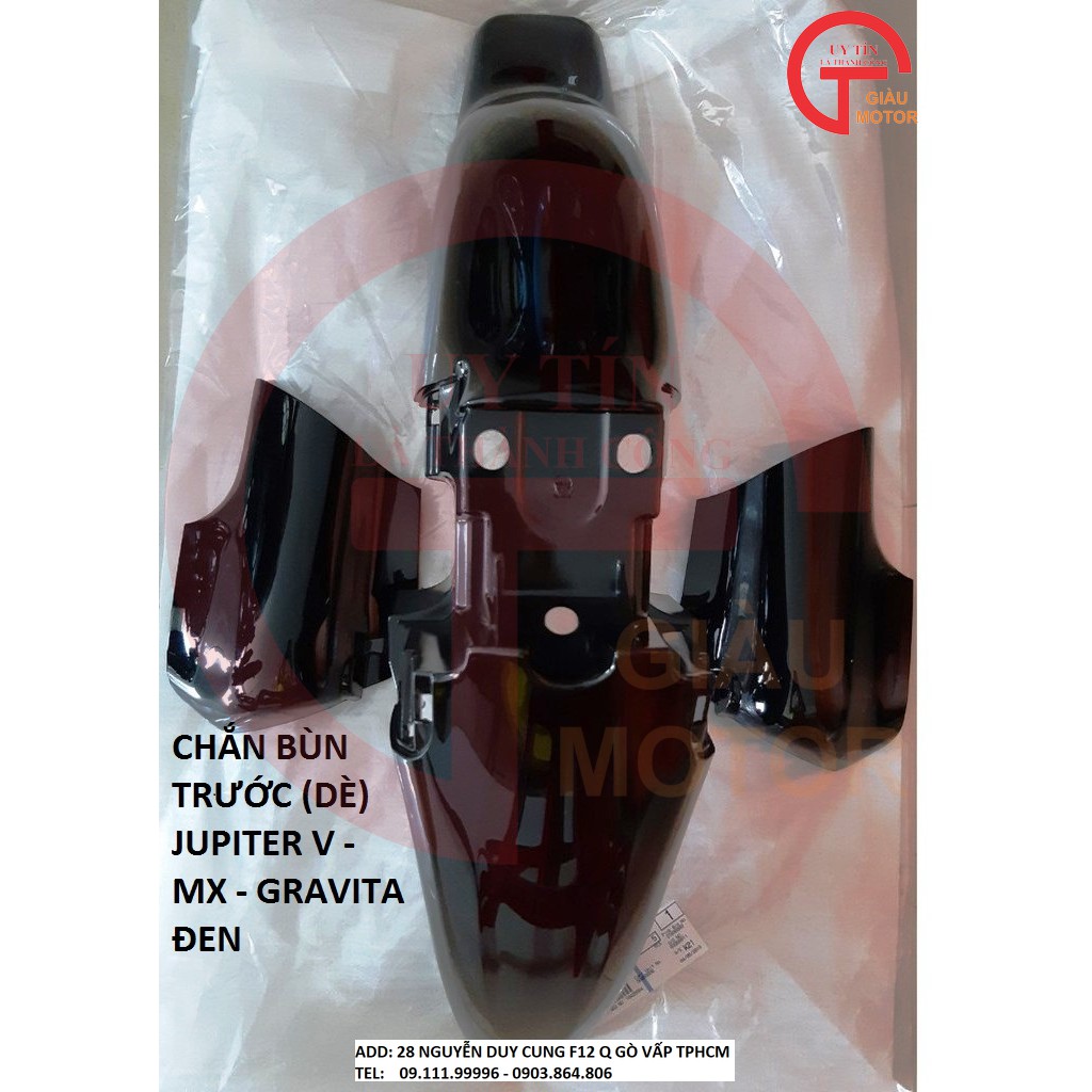 YAMAHA OD - CHẮN BÙN TRƯỚC  JUPITER V - MX - GRAVITA ĐEN