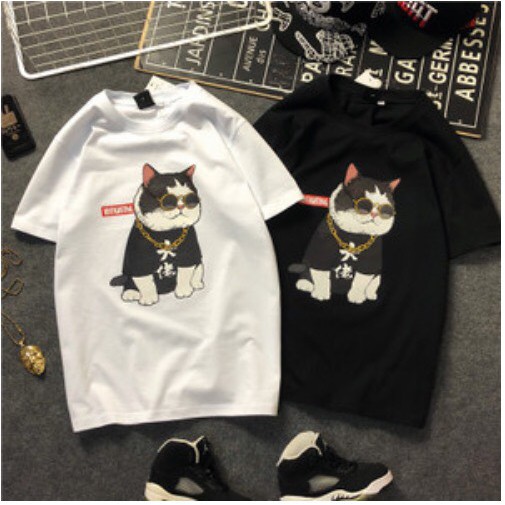 Sét bộ thể thao nam  hình mèo hoàng thượng hot,đồ thể thao nam nữ | BigBuy360 - bigbuy360.vn