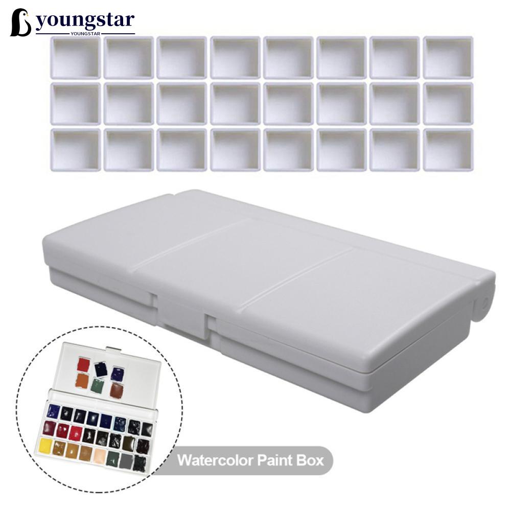 Set 12 / 24 Khay Rỗng Đựng Màu Nước Vẽ Tranh Sơn Dầu M3W3