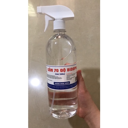 Cồn 70 Độ Bidopha Chai 1000ml Có Vòi Xịt Sát Khuẩn | BigBuy360 - bigbuy360.vn