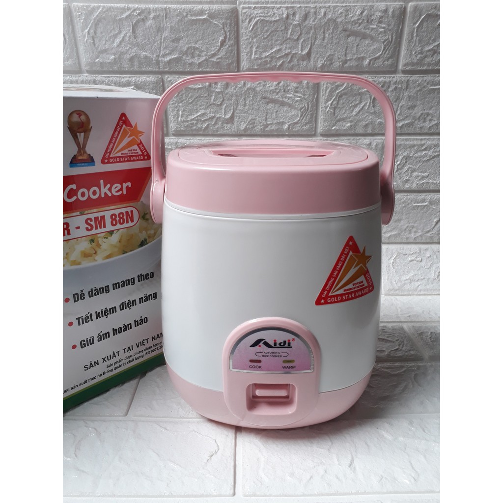 Nồi cơm điện mini nhỏ xinh 0.6 lít, cho 1 - 2 người ăn ( văn phòng - sinh viên - công nhân ) | BigBuy360 - bigbuy360.vn
