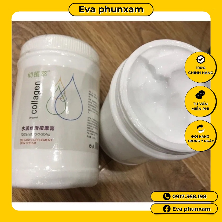 Kem massage colagen 1kg dùng trong spa thẫm mỹ viện