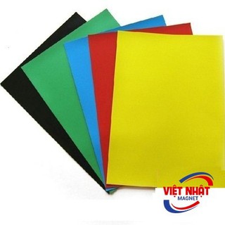 Combo 5 tấm Nam châm dẻo A4 sắc màu