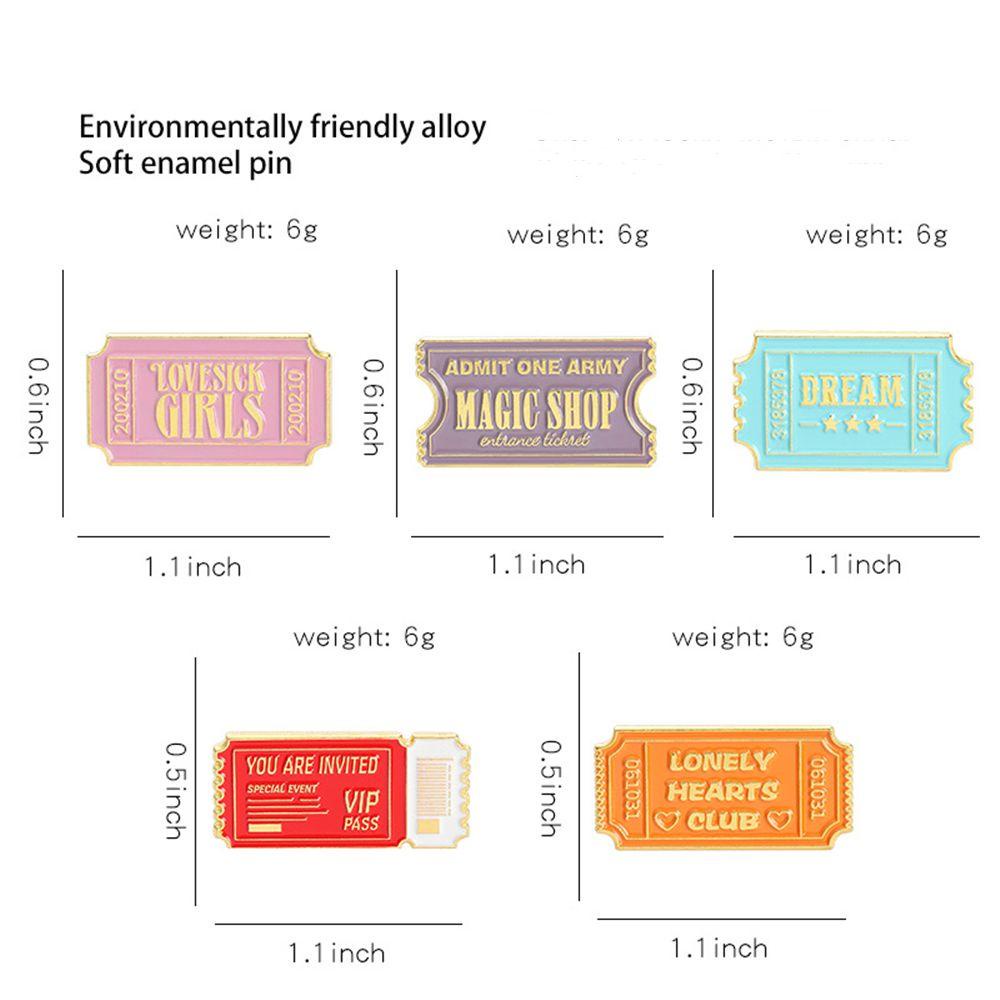 NIUYOU Ghim Cài Áo Tráng Men In Chữ Câu Lạc Bộ Bóng Đá Lonely Hearts Club Magic Shop