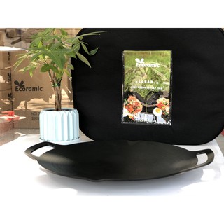 Chảo đá nướng size 33cm Ecoramic Hàn Quốc- Mykit Store