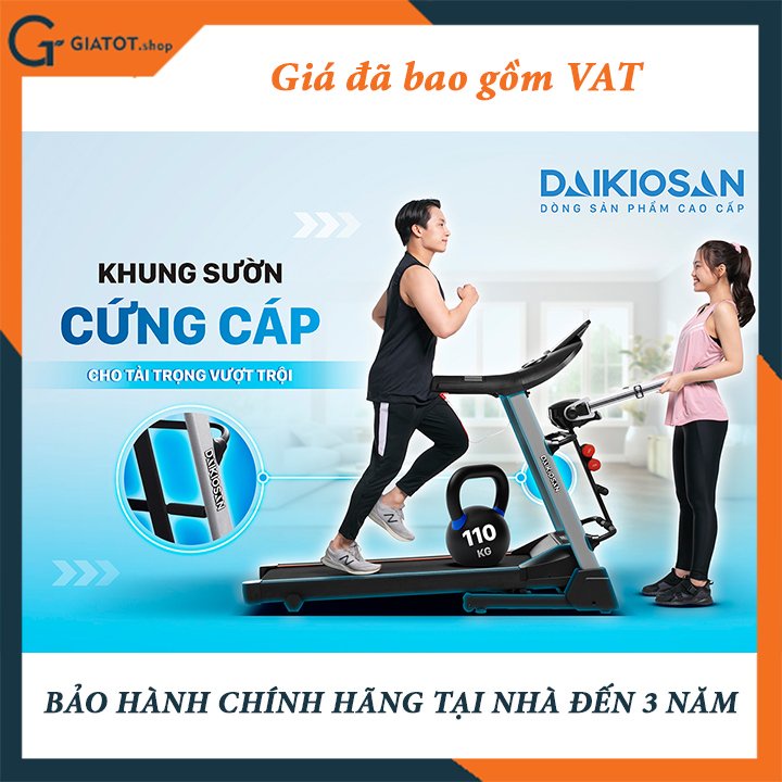 Máy chạy bộ đa năng chính hãng Daikiosan DVCB-00003