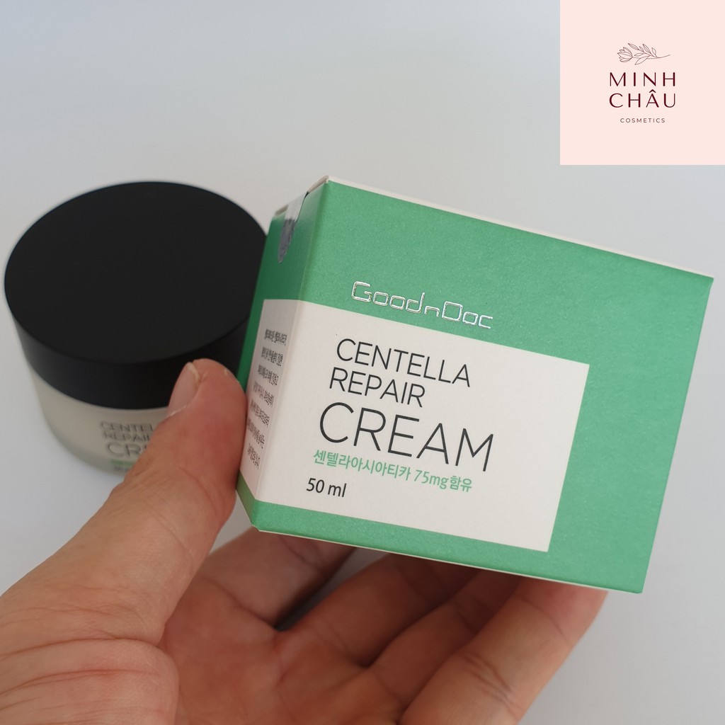 KEM RAU MÁ GOODNDOC CENTELLA REPAIR CREAM – KEM PHỤC HỒI DƯỠNG DA TRẮNG SÁNG