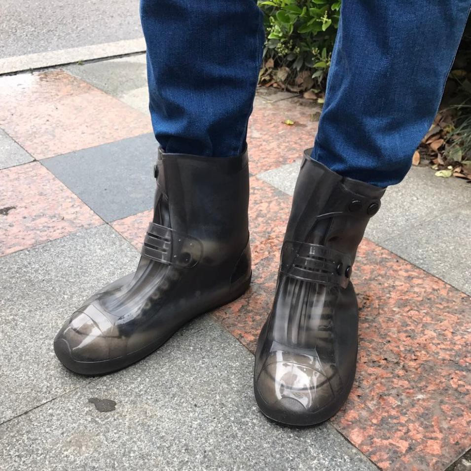 Ủng đi mưa bọc giày nam nữ lội nước chống trơn trượt thời trang cao cấp | BigBuy360 - bigbuy360.vn
