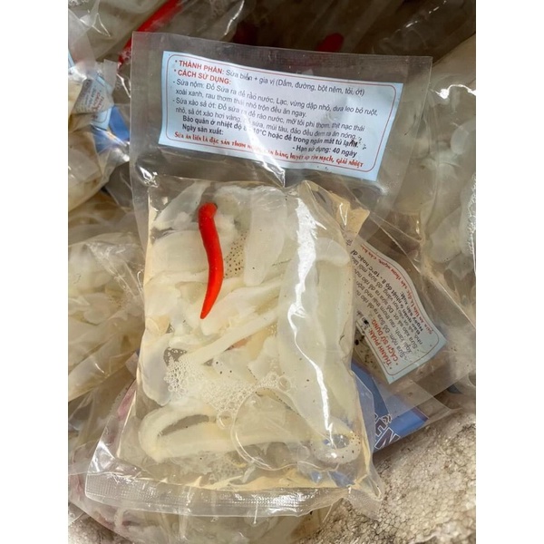 sứa biển ăn liền gói 500gr ♥️GIÁ SỈ ♥️ chuẩn giòn ngon
