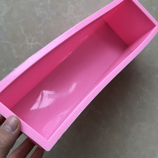 HCM - Khuôn silicon chữ nhật làm bánh, rau câu, xà bông handmade chịu nhiệt cao