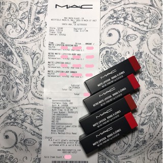 Son Mac Retro Matte Màu Ruby Woo (đỏ trầm) Made in Canada