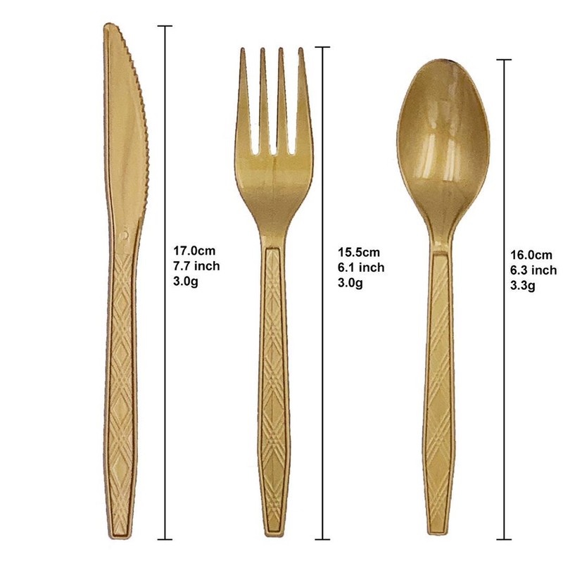 Bộ Dụng Cụ Ăn Uống Dùng Một Lần Màu Vàng Hồng Cao Cấp Kèm Ống Hút Trang Trí Tiệc Sinh Nhật Cho Người Lớn