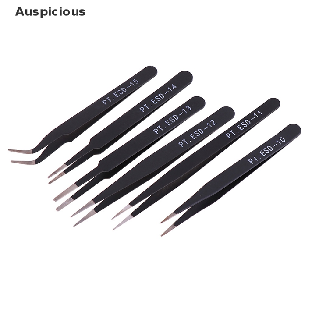 Set 6 Nhíp Uốn Cong Chống Tĩnh Điện Chuyên Dụng Sửa Chữa