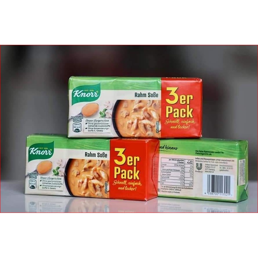 Sốt nấm dành riêng cho món bò bít tết Knorr, hàng Đức