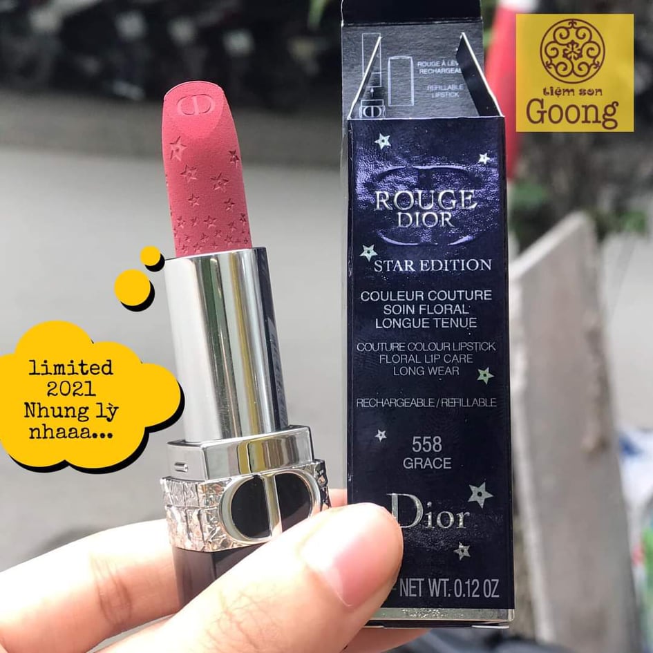 [Rẻ vô địch] [Bill đầy đủ] Son DIOR ROUGE VELVET LIPSTICK màu 558 (Limited) PHIÊN BẢN MỚI NHẤT 2021 SIÊU ĐẸP