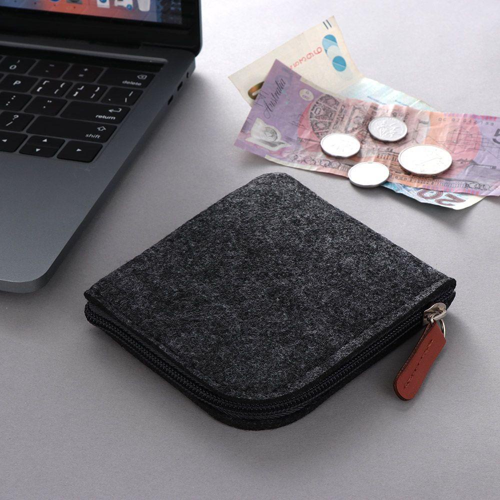 DORAW Ví Mini Bằng Len Lông Cừu Giá Rẻ Cho Nam Nữ