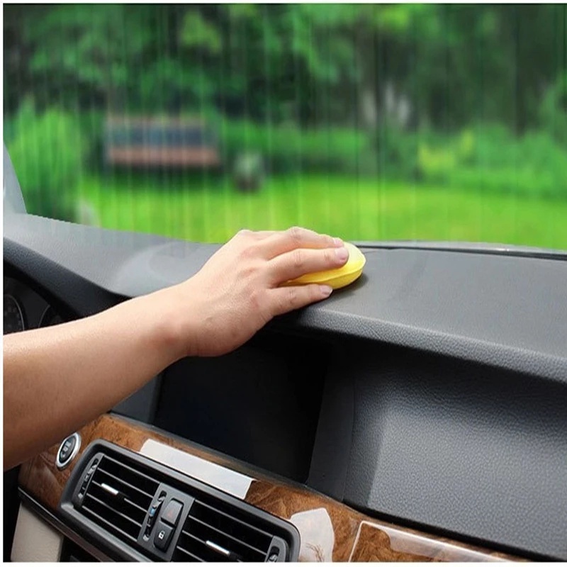 Mút Xốp Tròn Đánh Bóng ô tô xe máy Màu Vàng Tiện Dụng