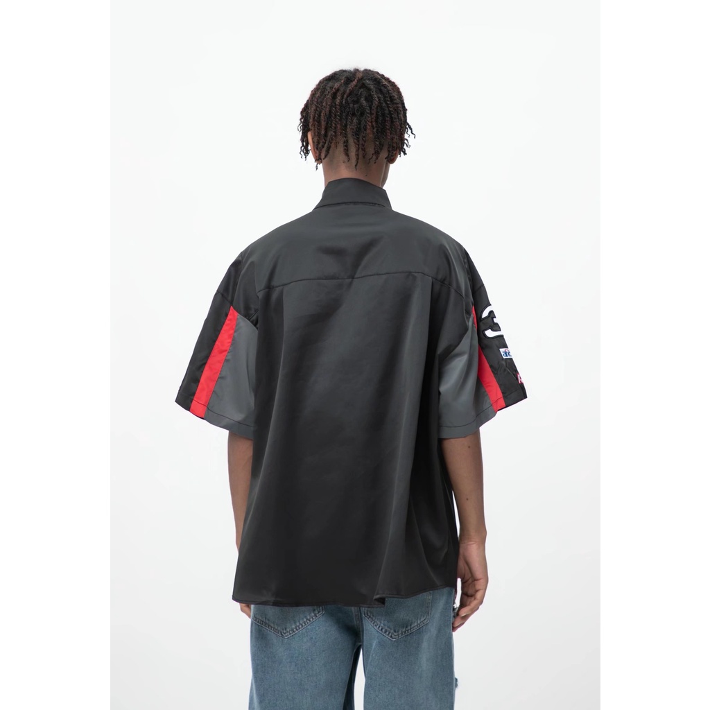 Áo Khoác Bóng Chày Dáng Rộng Phong Cách Hip Hop Mỹ Cổ Điển Size M-2XL Dành Cho Nam